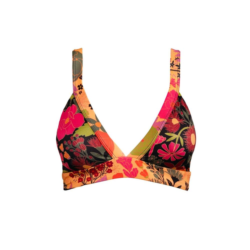 Floral Multicolor Bikini Top